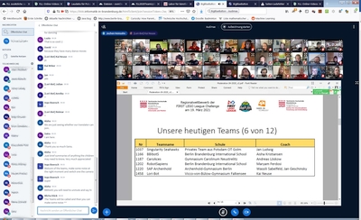 Videokonferenz FLL 2020 in Brandenburg