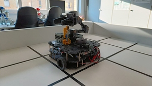 Greifarm in Warteposition