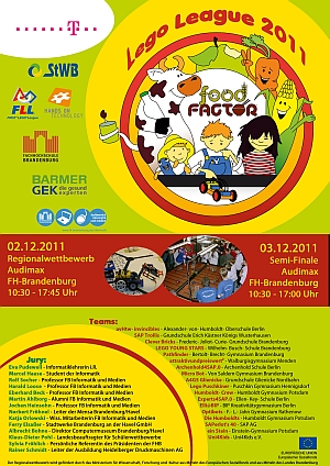 Plakat zur FLL 2011