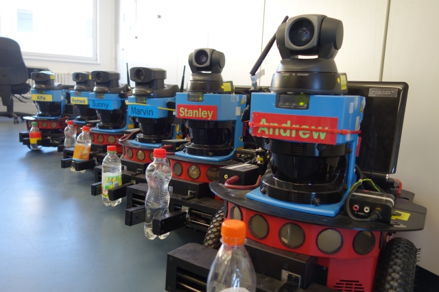 Pioneer-Roboter im KI-Labor