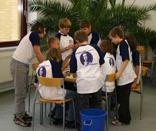 Die Schülermannschaft der Schillergrundschule Potsdam