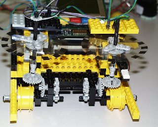 Odometrie des Roboters (Phasequadratur)